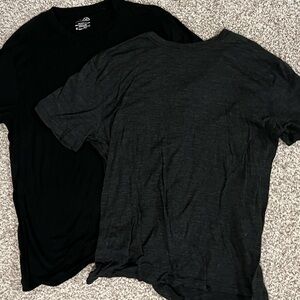 Merino Wool Black and Gray Men's Tees Bundle